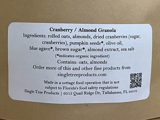 Cranberry/Almond Granola - Image 3